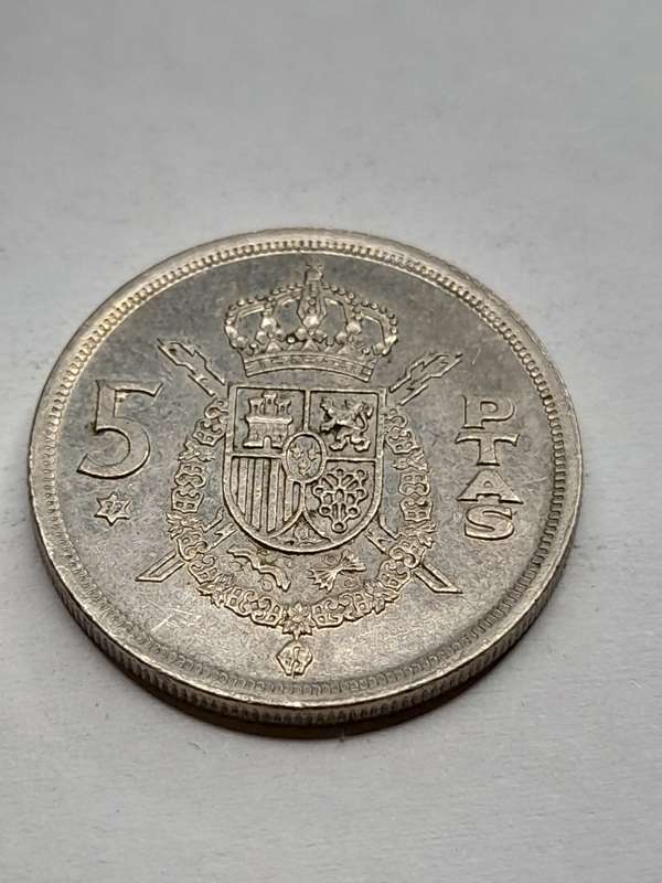 Spain 5 pesetas 1975
