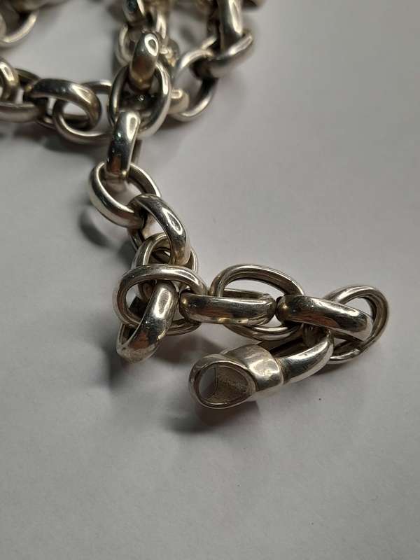 Sterling silver neck chain 70cm long