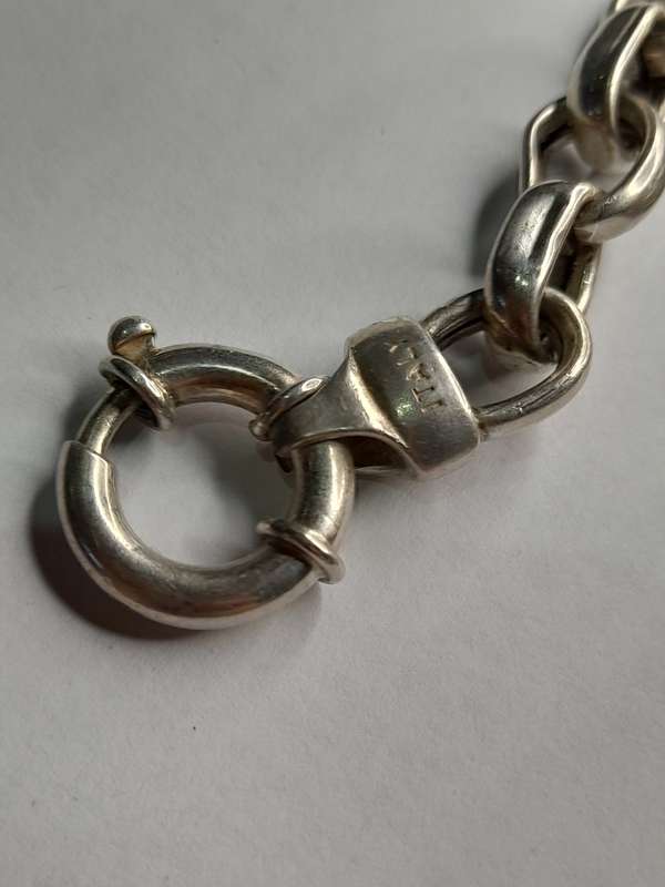 Sterling silver neck chain 70cm long