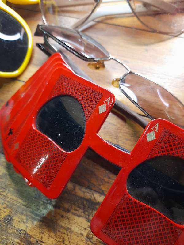 Collection of costume eyewear