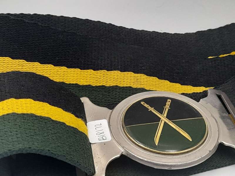 South Africa infantry SADF Infantry school stable belt