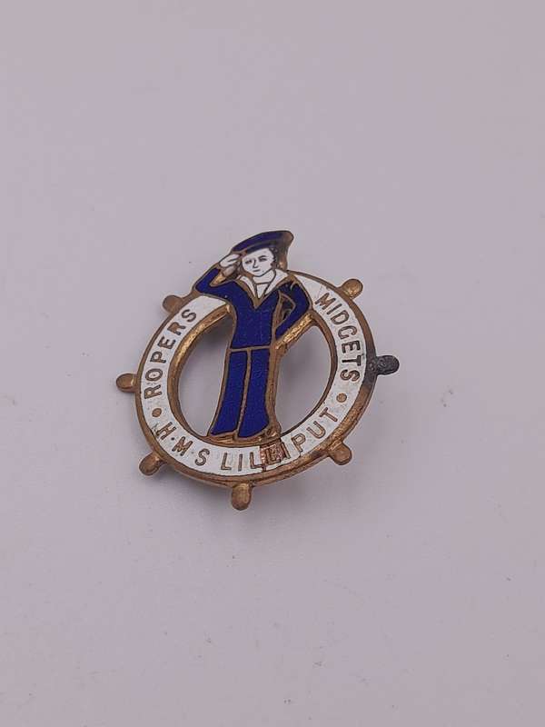 H.M.S Lilliput Roper Midgets badge