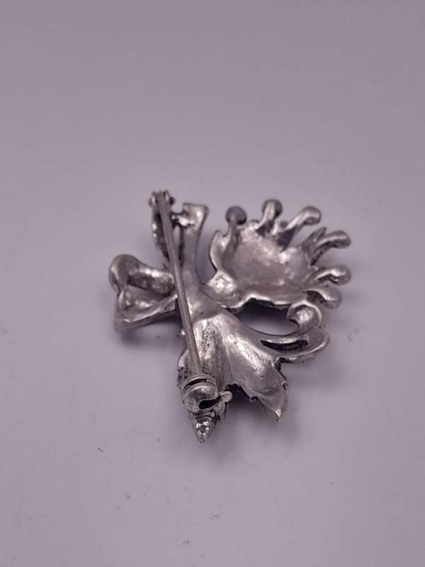 Sterling silver brooch