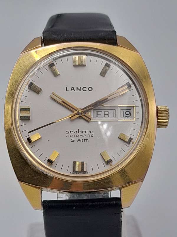 Lanco seaborn 35mm ex crown 42mm lug to lug