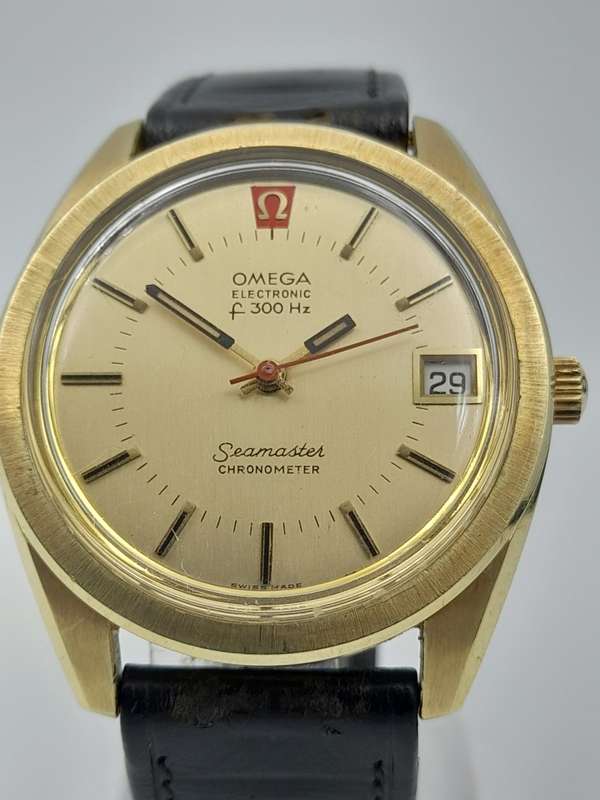Omega seamaster chonometer 36mm ex crown 41mm lug to lug