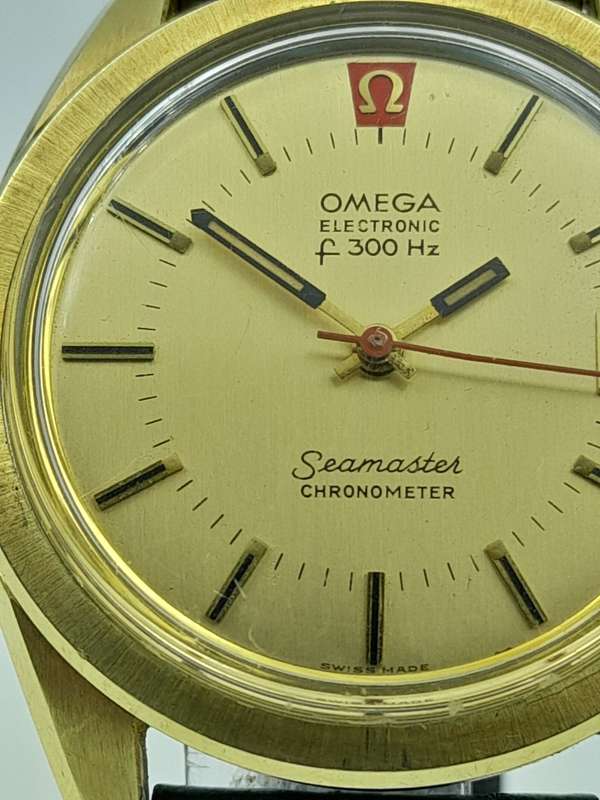 Omega seamaster chonometer 36mm ex crown 41mm lug to lug