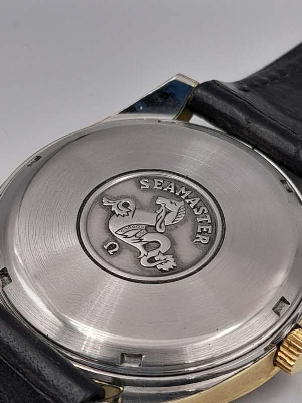 Omega seamaster chonometer 36mm ex crown 41mm lug to lug