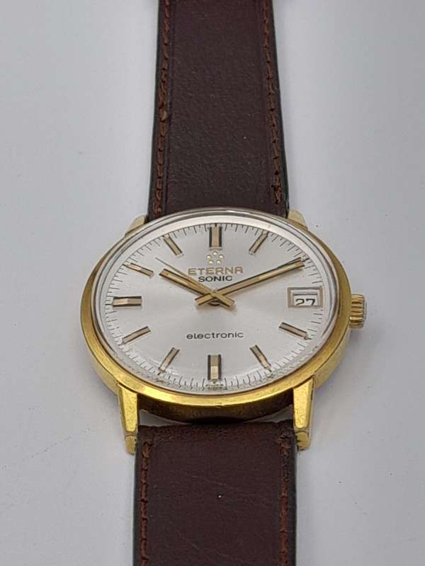 Eterna Sonic 34mm ex crown 39mm lug to lug