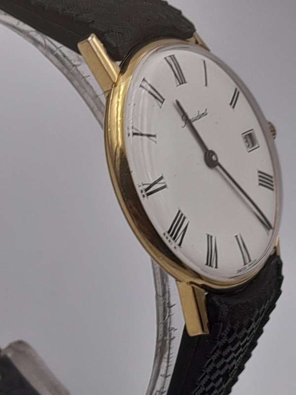 President manual wind men wrist watch