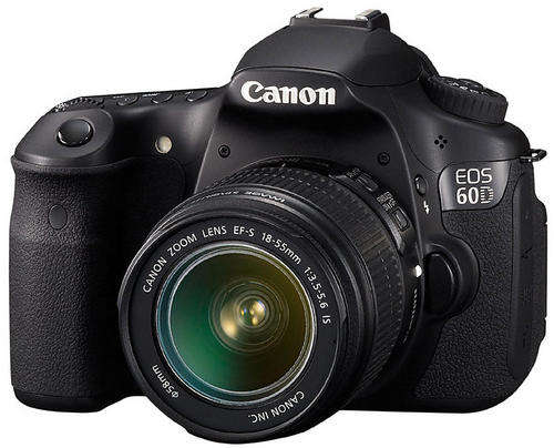 Canon EOS 60D with Canon IS 18-55 mm lens