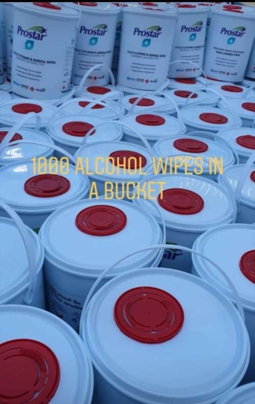 Sanitising alcohol 1000 wipes