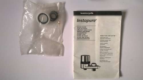 Instapure Water Filter Clear and Chrome