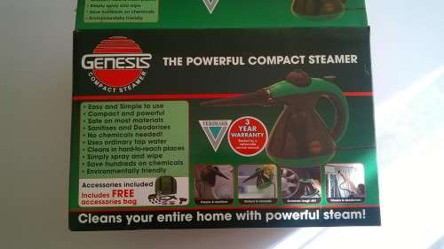 GENESIS Powerful Compact Steamer (cleaning product)