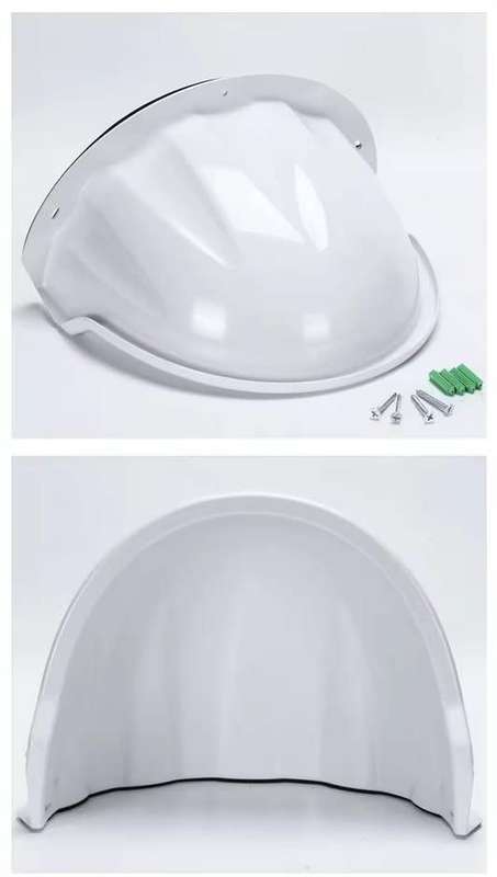 Universal Weather Resistant Cover for CCTV Cameras and Lighting Fixtures