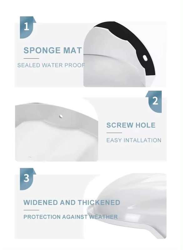 Universal Weather Resistant Cover for CCTV Cameras and Lighting Fixtures