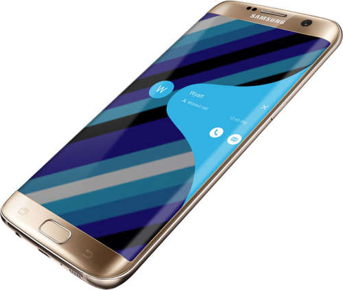 2 week old Samsung Galaxy S7 Edge - Champagne Gold STUNNING Phone - CLASSY