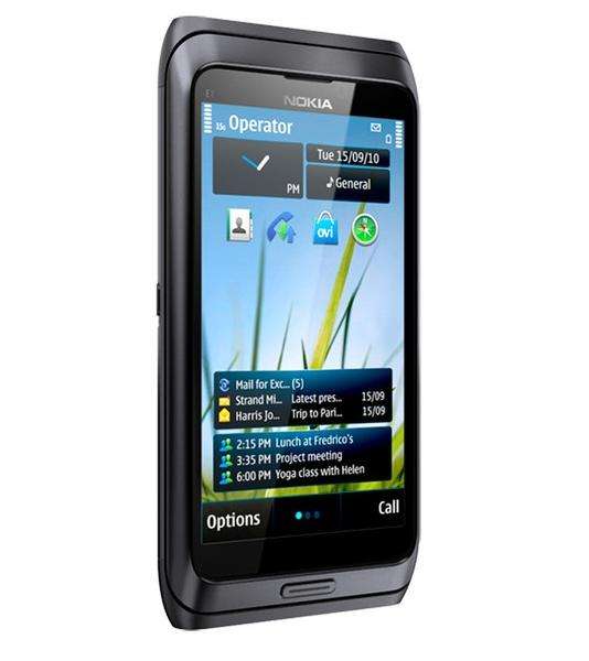 NOKIA E7 -00 Black Factory Unlocked 16GB 8MP CAMERA Smartphone+free 8GB memory card