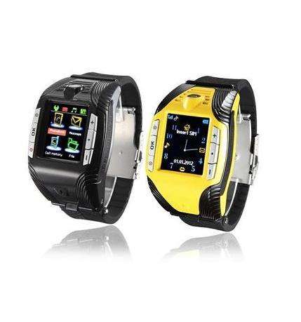 Rambler watch phone F3 Full touch screen 1.4inches -black/yellow