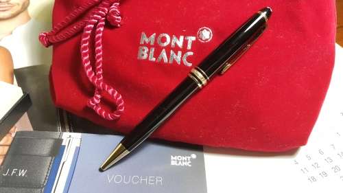 SapphireCoastJewels - Mont Blanc Meisterstuck - Gold-Coated Classique Ballpoint Pen