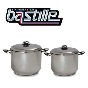 SapphireCoastJewels-VERIMARK BASTILLE 27l stainless steel supremo 4 piece pot set-Special!