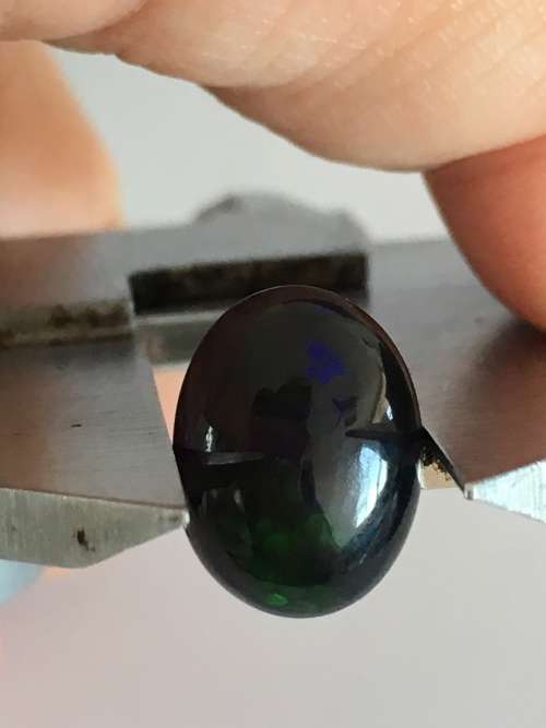 3.02ct NATURAL black Opal