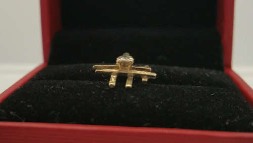 9ct Gold diamond pendant - PRE-OWNED