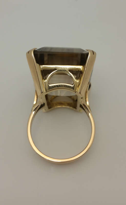9ct Gold HUGE Topaz Ring - Jayem Stamped PLS READ DESCRIPTION