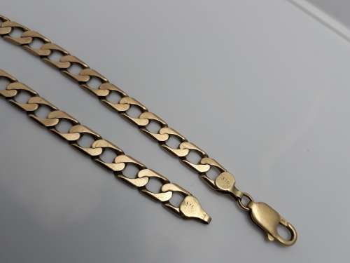 9ct SOLID Gold Gents Bracelet - PRE-OWNED