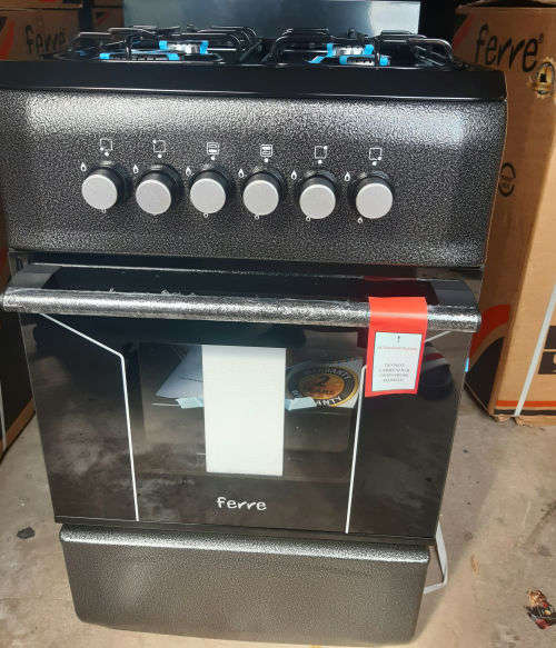 Gas Stove For Sale 500 x 600 with Flame Failure Safety Device FFD. Gas Oven with Gas Grill