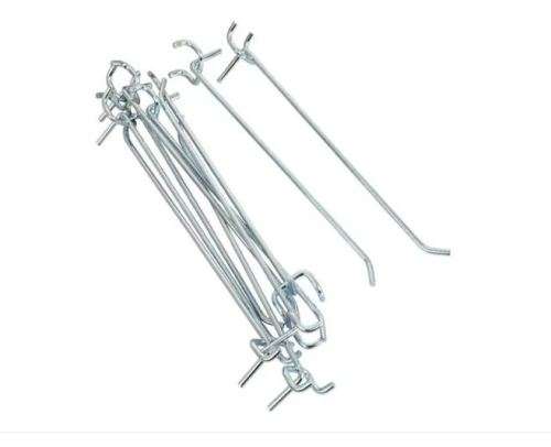 Bulk Pack of  100 Pegboard Hooks 100mm x3.5mm