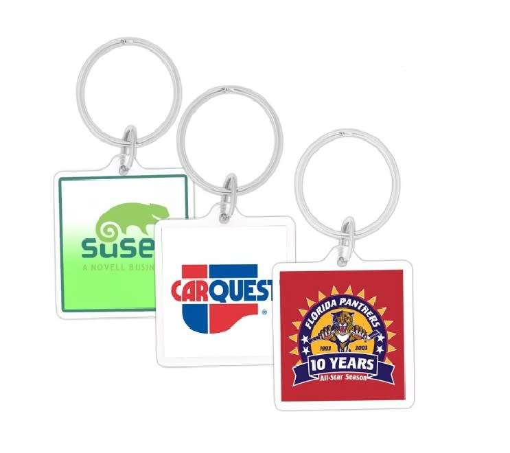 PHOTO KEY RING BLANKS BULK PACK  40MM X X40MM