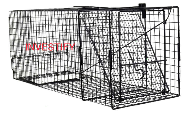 Investify Humane Large ANIMAL CAGE TRAP 76cm