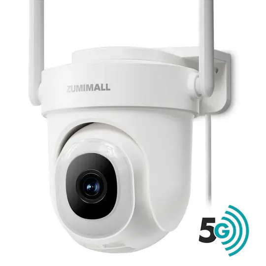 4MP PTZ Dual-Band 5G/2.4G ZUMIMALL Wired Security Camera