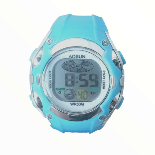 Aosun Boys Digital Watch Light Blue