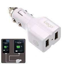 IPEGA CAR ADAPTER WITH DOUBLE USB PORT