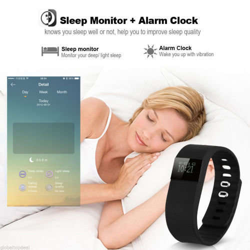 Bluetooth Smart Bracelet Sport Watch Step Calorie Counter Tracker Pedometer