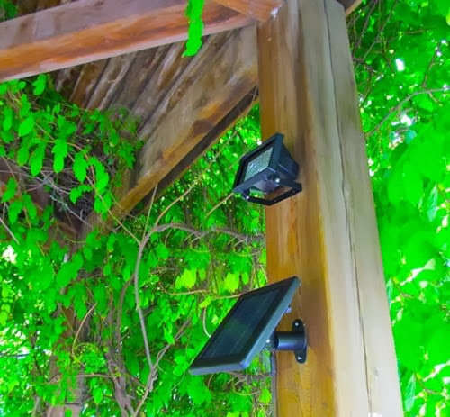 Outdoor Solar Powered 54 LED Spotlight Lamp Garden Pool Pond Lawn Garden Light