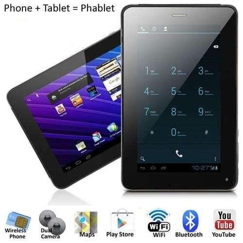 ***LOCAL STOCK**7" ANDROID 4.22. Dual Core PHONE TABLET PC. 1.2GHZ x 2 **2 cameras* ext 3G,WIFI