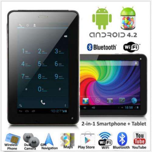 Local Stock. 7 inch Smart Phone Tablet. 8GB onboard storage with phone and internet connectivity