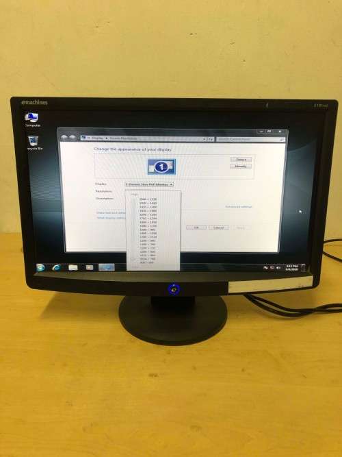 eMACHINES MODEL E191HQ STYLISH INCH LCD SCREEN MONITOR
