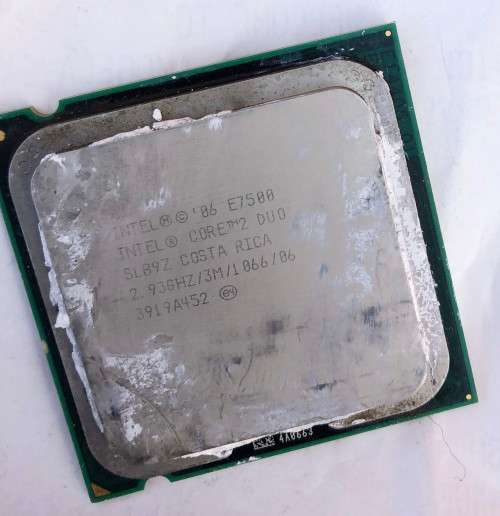 Intel® Core2 Duo Processor E7500  3M Cache, 2.93 GHz, 1066 MHz FSB, 2 cores , 2 threads