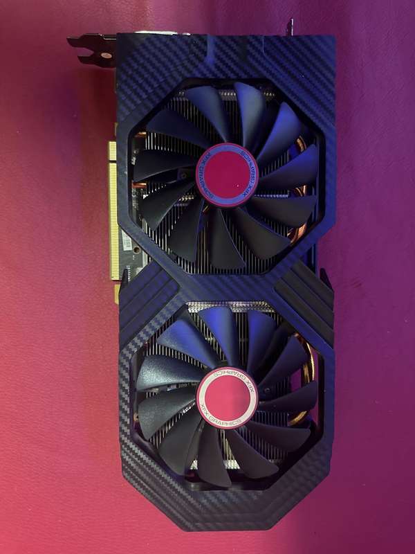 XFX RX-590P8DFD6 Radeon RX 590 Fatboy 8GB OC+ 1580MHz DDR5 3xDP HDMI DVI Graphic Cards