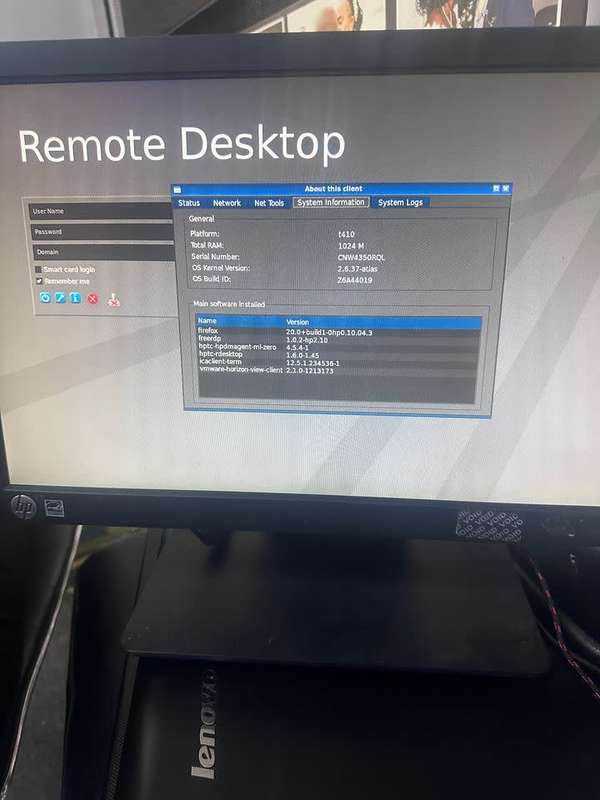 HP T410 SMART ALL-IN-ONE Monitor, Keyboard, Mouse Zero thin Client. include new Power cable