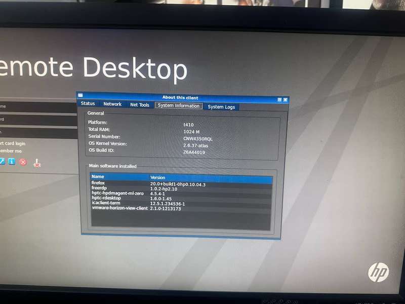 HP T410 SMART ALL-IN-ONE Monitor, Keyboard, Mouse Zero thin Client. include new Power cable