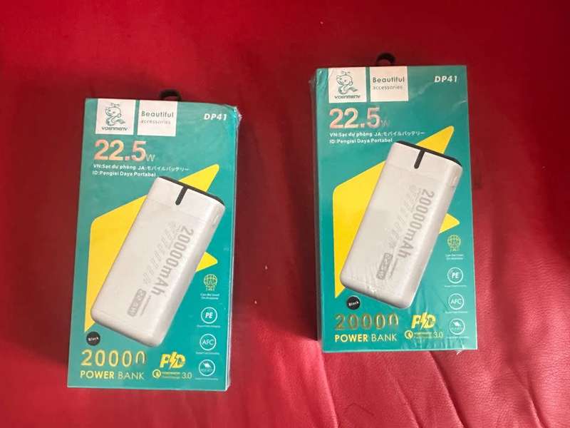 Power Bank Vdenmenv DP41 20000 mAh QC3.0+PD 22.5W(compactible with all devices including iphone)
