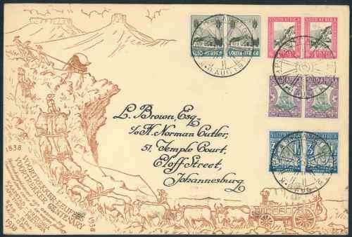 South Africa 1938 Cape Town Voortrekker Centenary Cover