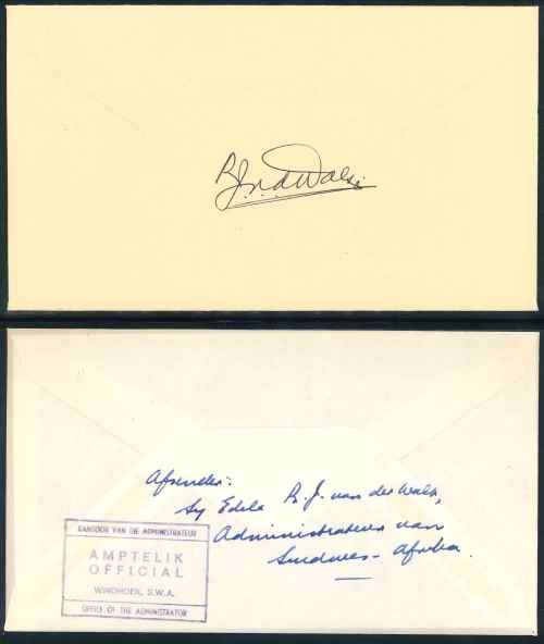South Africa 1976 Signed Official First Day Covers x (2)