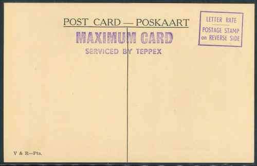 South Africa 1955 TEPPEX "Pretoria Centenary Philatelic Exhibition" President Pretorius Maxi Card