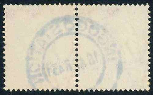 South Africa 1930 pair of 1d "Ship" stamps Cancelled with a "Ingogo Station" Railway Postmark