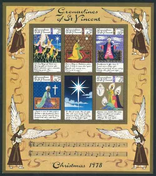 Grenadines of St. Vincent 1978 Christmas Miniature Sheet (**)